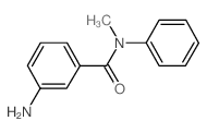 3-AMINO-N-METHYL-N-PHENYL-BENZAMIDE structure