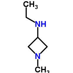 N-乙基-1-甲基氮杂环丁烷-3-胺结构式