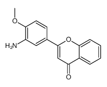 4H-1-Benzopyran-4-one,2-(3-amino-4-methoxyphenyl)-(9CI) structure