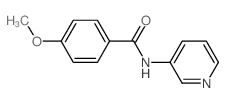 4-methoxy-N-pyridin-3-yl-benzamide Structure