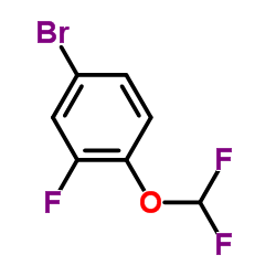 4-Bromo-1-(difluoromethoxy)-2-fluorobenzene structure