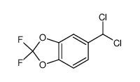 5-dichloromethyl-2,2-difluorobenzo-(1,3)-dioxole结构式
