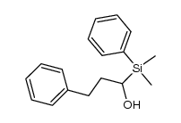 1-dimethyl(phenyl)silyl-3-phenylpropan-1-ol Structure