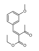 2-(3-Methoxybenzylidene)-3-oxobutyric acid ethyl ester structure