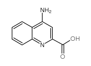 4-Aminoquinoline-2-carboxylic acid Structure