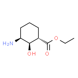Cyclohexanecarboxylic acid, 3-amino-2-hydroxy-, ethyl ester, (1alpha,2beta,3beta)- (9CI) Structure