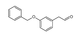 (3-(benzyloxy)phenyl)ethanal Structure