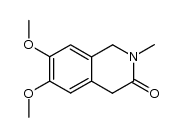 1,4-dihydro-6,7-dimethoxy-2-methylisoquinolin-3(2H)-one Structure