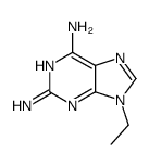 9-ethylpurine-2,6-diamine结构式