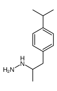 1-(p-Isopropyl-α-methylphenethyl)hydrazine结构式