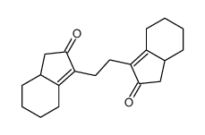 3-[2-(2-oxo-3,3a,4,5,6,7-hexahydroinden-1-yl)ethyl]-1,4,5,6,7,7a-hexahydroinden-2-one Structure