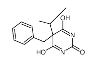 5-Isopropyl-5-benzylbarbituric acid structure