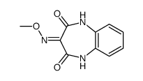 1,5-dihydrobenzo[b][1,4]diazepine-2,3,4-trione 3-(O-methyloxime) Structure