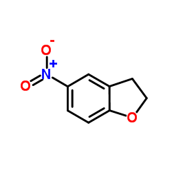 5-硝基-2,3-二氢苯并呋喃结构式
