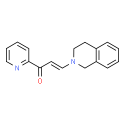 3-(1,3-DIHYDRO-ISOINDOL-2-YL)-1-PYRIDIN-2-YL-PROPENONE结构式