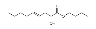 2-Hydroxy-non-4-ensaeure-butylester Structure