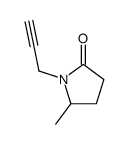 5-methyl-N-(2-propynyl)-2-pyrrolidone Structure