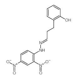 Benzenepropanal,2-hydroxy-, N-2-(2,4-dinitrophenyl)hydrazone Structure