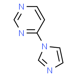 Pyrimidine, 4-(1H-imidazol-1-yl)- (9CI) structure