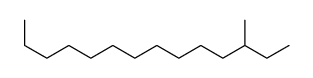 3-methyl tetradecane结构式