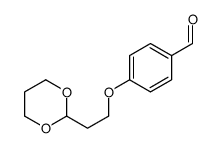 4-[2-(1,3-dioxan-2-yl)ethoxy]benzaldehyde Structure