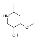 1-methoxy-3-(propan-2-ylamino)propan-2-ol结构式