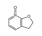 Furo[2,3-b]pyridine, 2,3-dihydro-, 7-oxide (9CI) structure