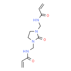 1,3-Bis(acryloylaminomethyl)-2-imidazolidone结构式