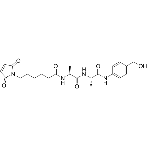 MC-Ala-Ala-PAB Structure