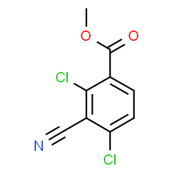 Methyl 3-cyano-2,4-dichlorobenzoate structure