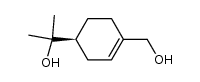 (S)-4-(1-hydroxy-1-methylethyl)-1-cyclohexene-1-methanol结构式