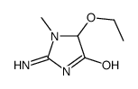 4H-Imidazol-4-one,2-amino-5-ethoxy-1,5-dihydro-1-methyl-(9CI)结构式