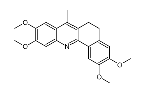 2,3,9,10-tetramethoxy-7-methyl-5,6-dihydrobenzo[c]acridine Structure