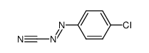 (E)-(4-chloro-phenyl)-diazenecarbonitrile Structure