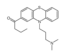 1-[10-[3-(Dimethylamino)propyl]-10H-phenothiazin-2-yl]-1-butanone结构式