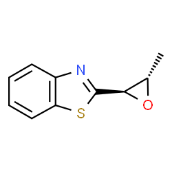 Benzothiazole, 2-[(2R,3S)-3-methyloxiranyl]-, rel-(-)- (9CI) structure