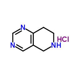 5,6,7,8-Tetrahydropyrido[4,3-d]pyrimidine hydrochloride Structure