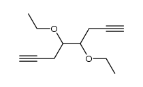 4,5-diethoxy-octa-1,7-diyne Structure