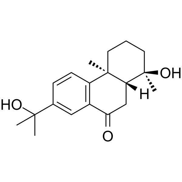 18-r-4,15-dihydroxyabieta-8,11,13-trien-7-one Structure