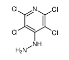 2,3,5,6-tetrachloro-4-hydrazinopyridine结构式
