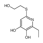 4(1H)-Pyridinone, 2-ethyl-3-hydroxy-6-[(2-hydroxyethyl)thio]- (9CI) structure