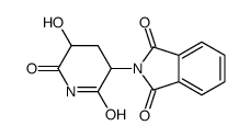 2-(5-hydroxy-2,6-dioxopiperidin-3-yl)isoindole-1,3-dione结构式