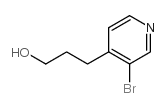 3-BROMO-4-(3-HYDROXYPROPYL)PYRIDINE结构式