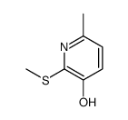 6-Methyl-2-(methylthio)-3-pyridinol结构式