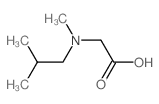 Sarcosine, N-isobutyl-(8CI)结构式