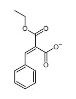 2-ethoxycarbonyl-3-phenylprop-2-enoate结构式
