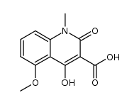 4-Hydroxy-5-methoxy-1-methyl-2-oxo-1,2-dihydroquinoline-3-ca structure