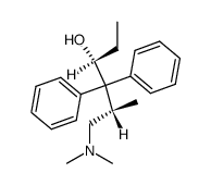 6-(Dimethylamino)-5-methyl-4,4-diphenyl-3-hexanol Structure