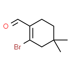 2-broMo-4,4-diMethylcyclohex-1-enecarbaldehyde Structure