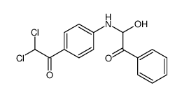 2-[4-(2,2-dichloroacetyl)anilino]-2-hydroxy-1-phenylethanone Structure